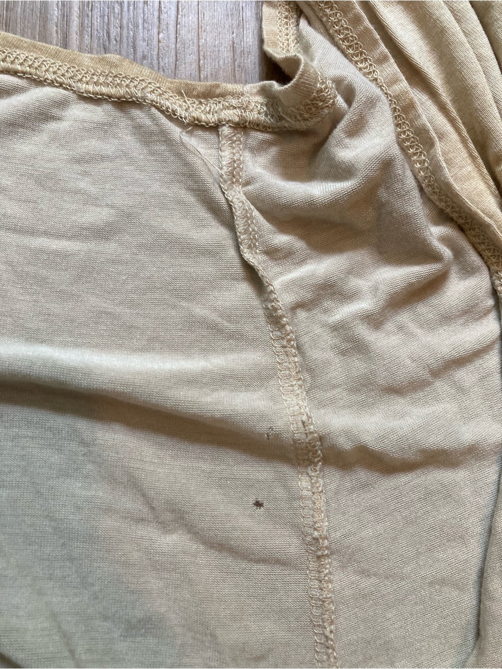 5/$15 Casual LOGO Tan Flowy Open Vest 2X - Picture 10 of 12